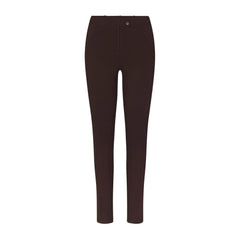 THE ESSENTIAL COLLECTION ZIP FRONT LEGGING | ESPRESSO