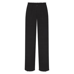 LOGO POINTELLE STRAIGHT LEG PANT | SOOT