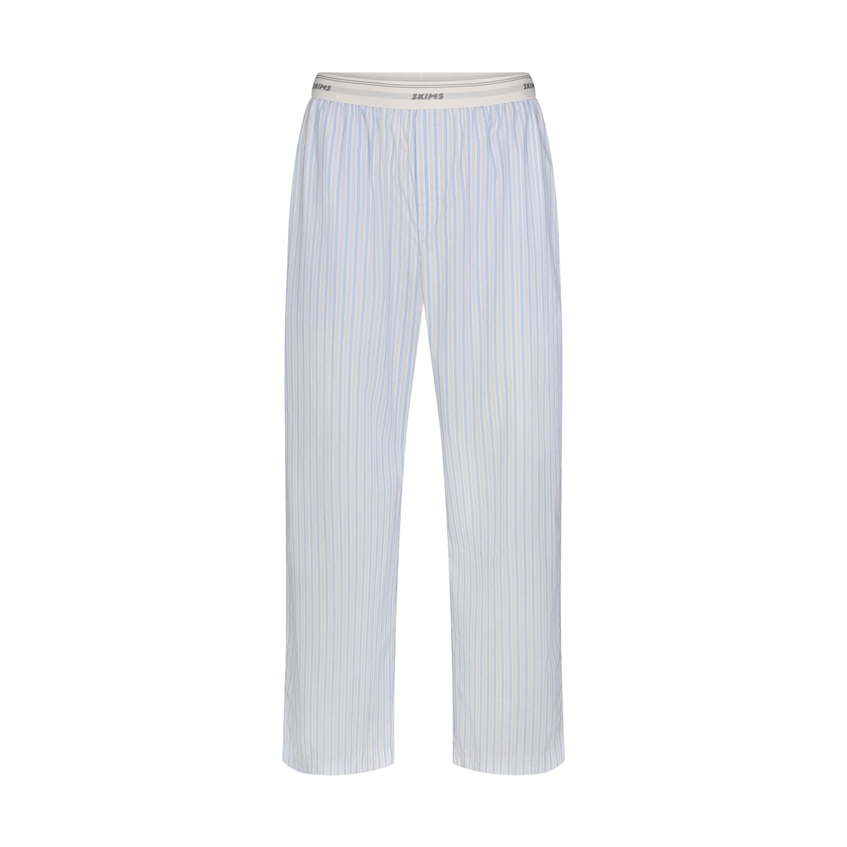 COTTON POPLIN MENS LOGO BAND SLEEP PANT | PLATINUM DOUBLE STRIPE
