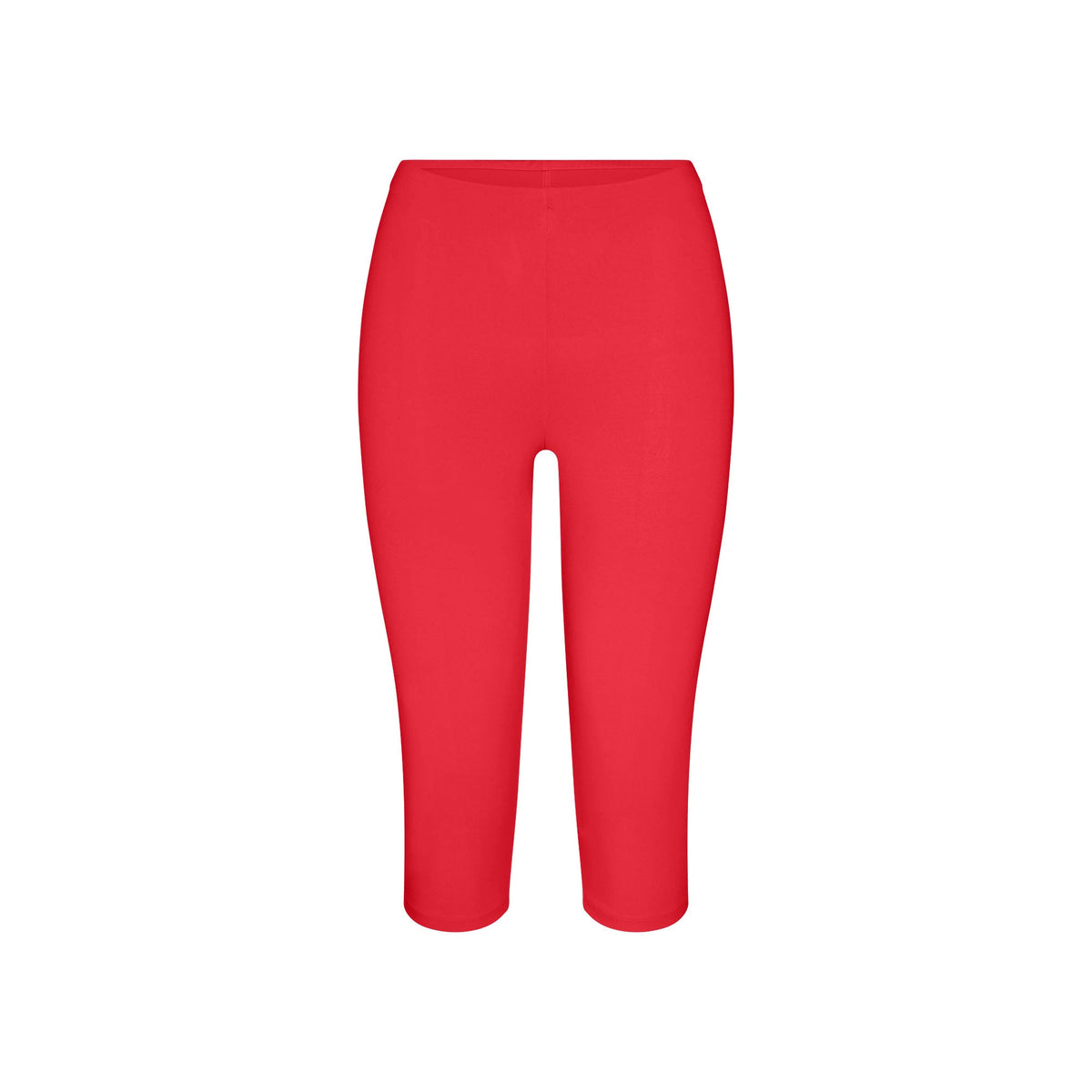 SMOOTH LAYERS HIGH-WAISTED CAPRI | CARMINE