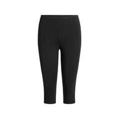 SMOOTH LAYERS HIGH-WAISTED CAPRI | OBSIDIAN