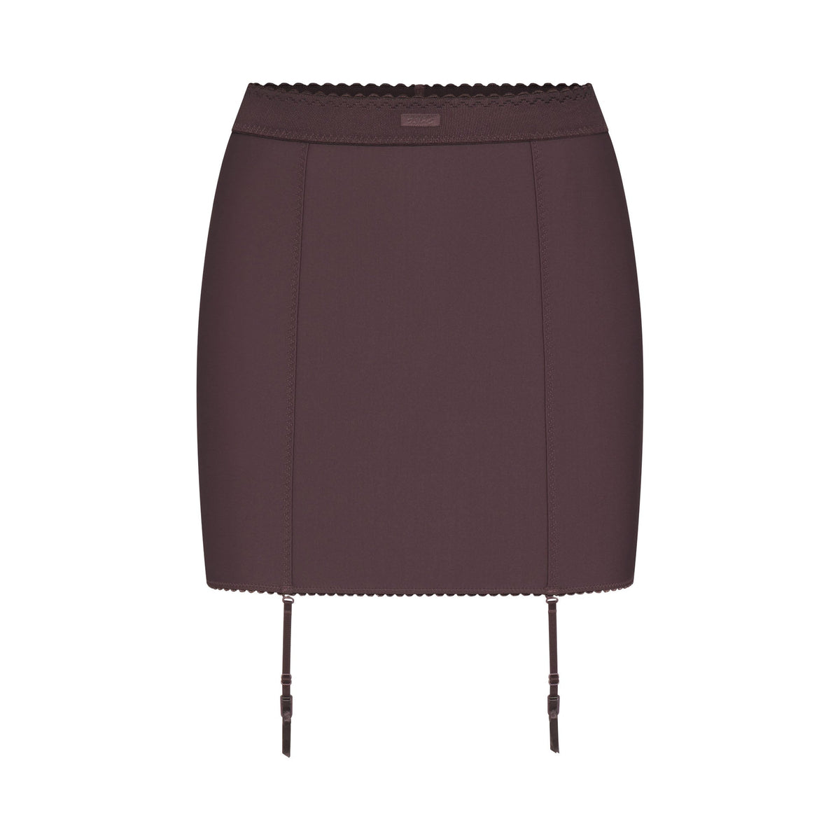 SKIMS BODY MINI GARTER SKIRT | RAISIN