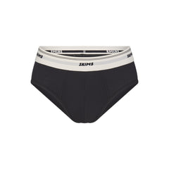 SKIMS COTTON RIB MENS BRIEF | ONYX