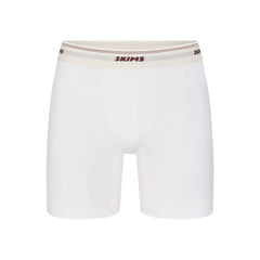 SKIMS COTTON RIB MENS 5" BOXER BRIEF | CHALK
