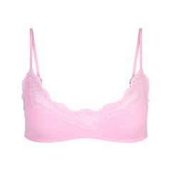 FITS EVERYBODY LACE SCOOP BRALETTE | BUBBLE GUM TONAL
