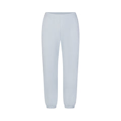 DRAPEY FRENCH TERRY CROPPED JOGGER | POWDER BLUE
