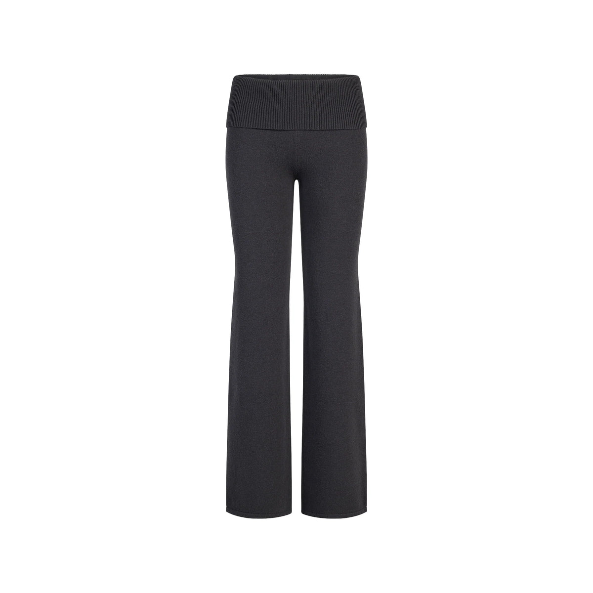 SWEATER KNITS FOLDOVER PANT | ASH