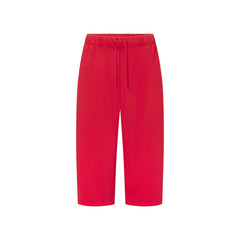 FLEECE LOUNGE MENS RELAXED LONG SHORT | WASHED RED