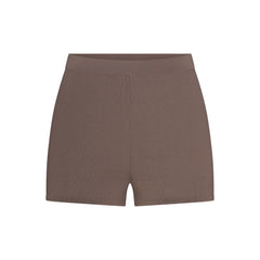 REFINED KNIT HIGH-WAISTED SHORT | AMETHYST