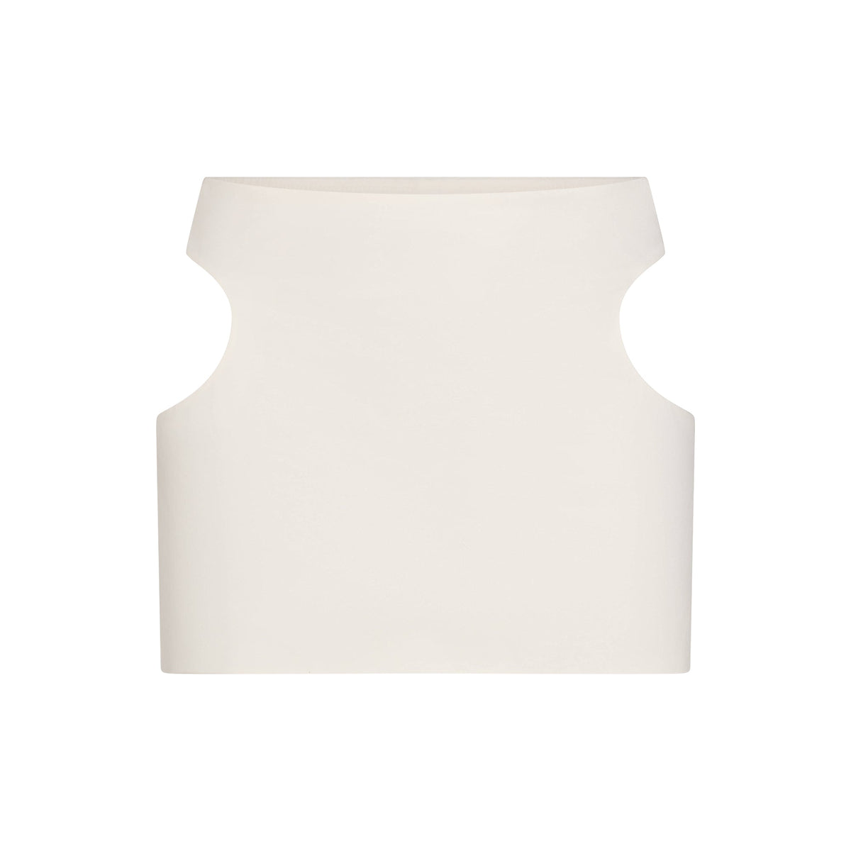 COTTON JERSEY CUT OUT MINI SKIRT | MARBLE