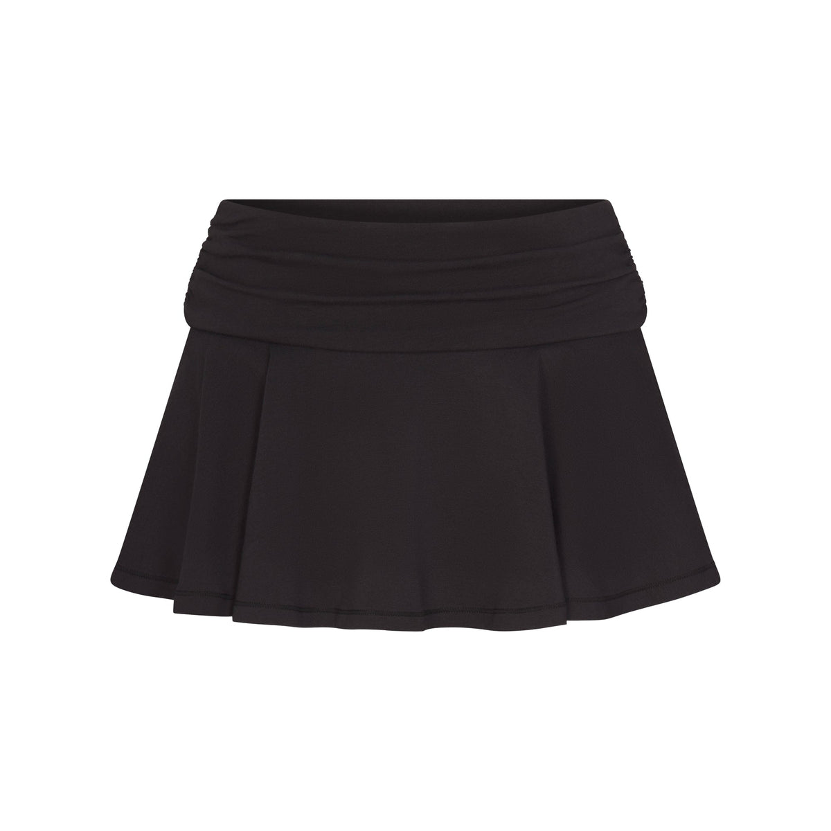 COTTON JERSEY FOLDOVER MINI SKORT | SOOT