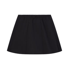 POPLIN APPAREL MINI SKIRT | ONYX