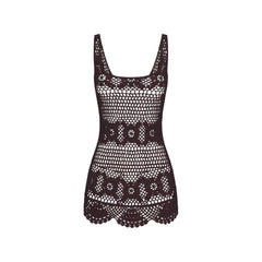 SWIM COVER-UPS CROCHET MINI TANK DRESS | PHOENIX