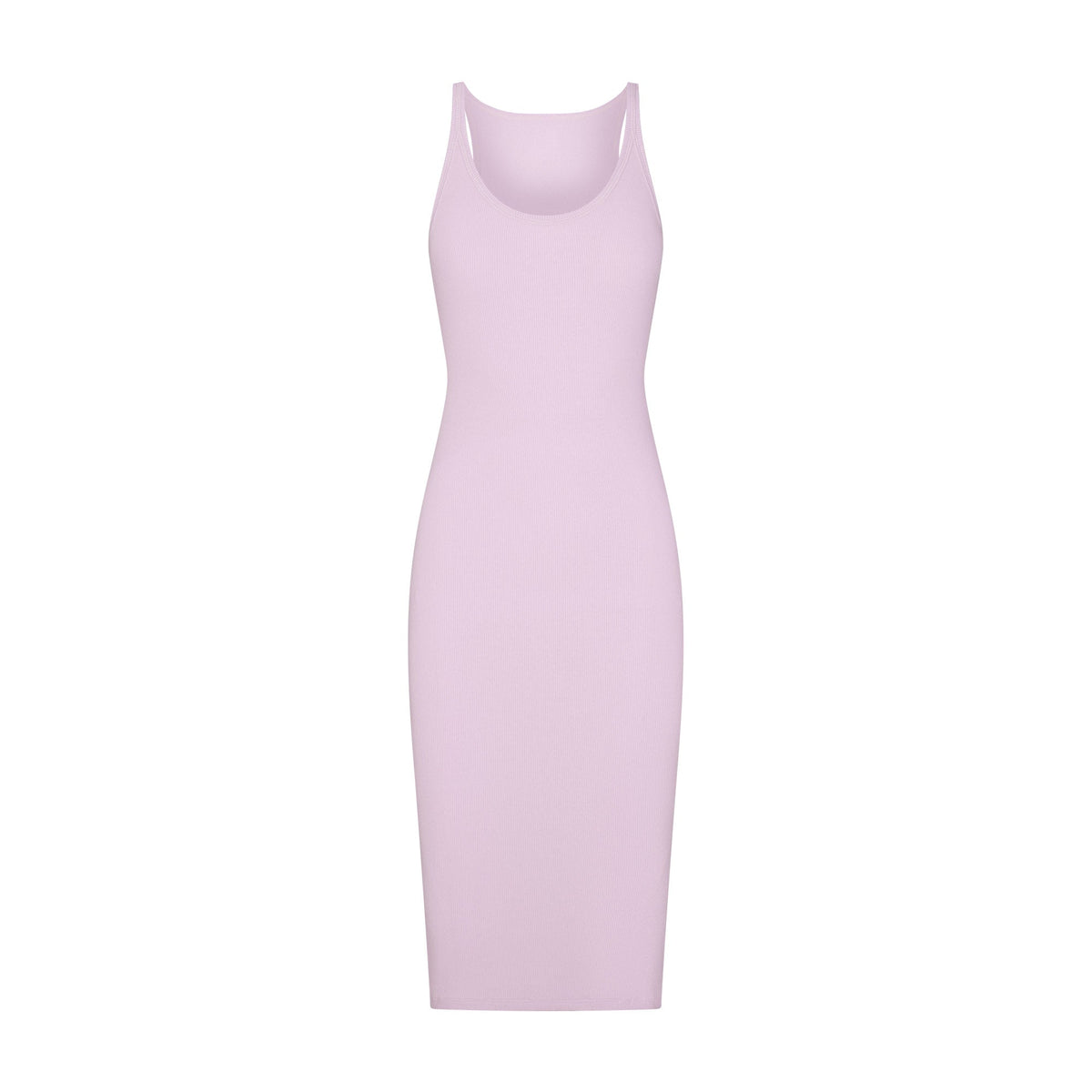 COTTON RIB TANK MIDI DRESS | SUGAR PLUM