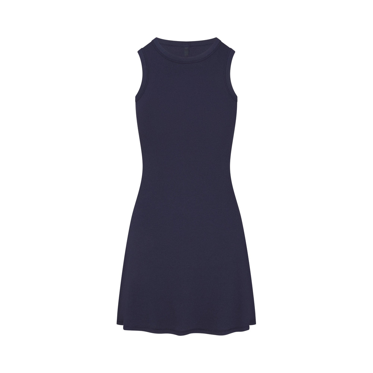COTTON RIB TANK DRESS | NAVY