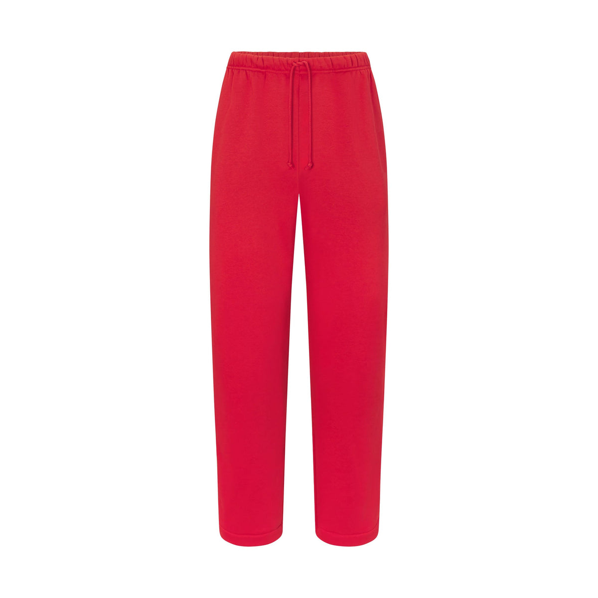 FLEECE LOUNGE MENS CLASSIC STRAIGHT LEG PANT | WASHED RED