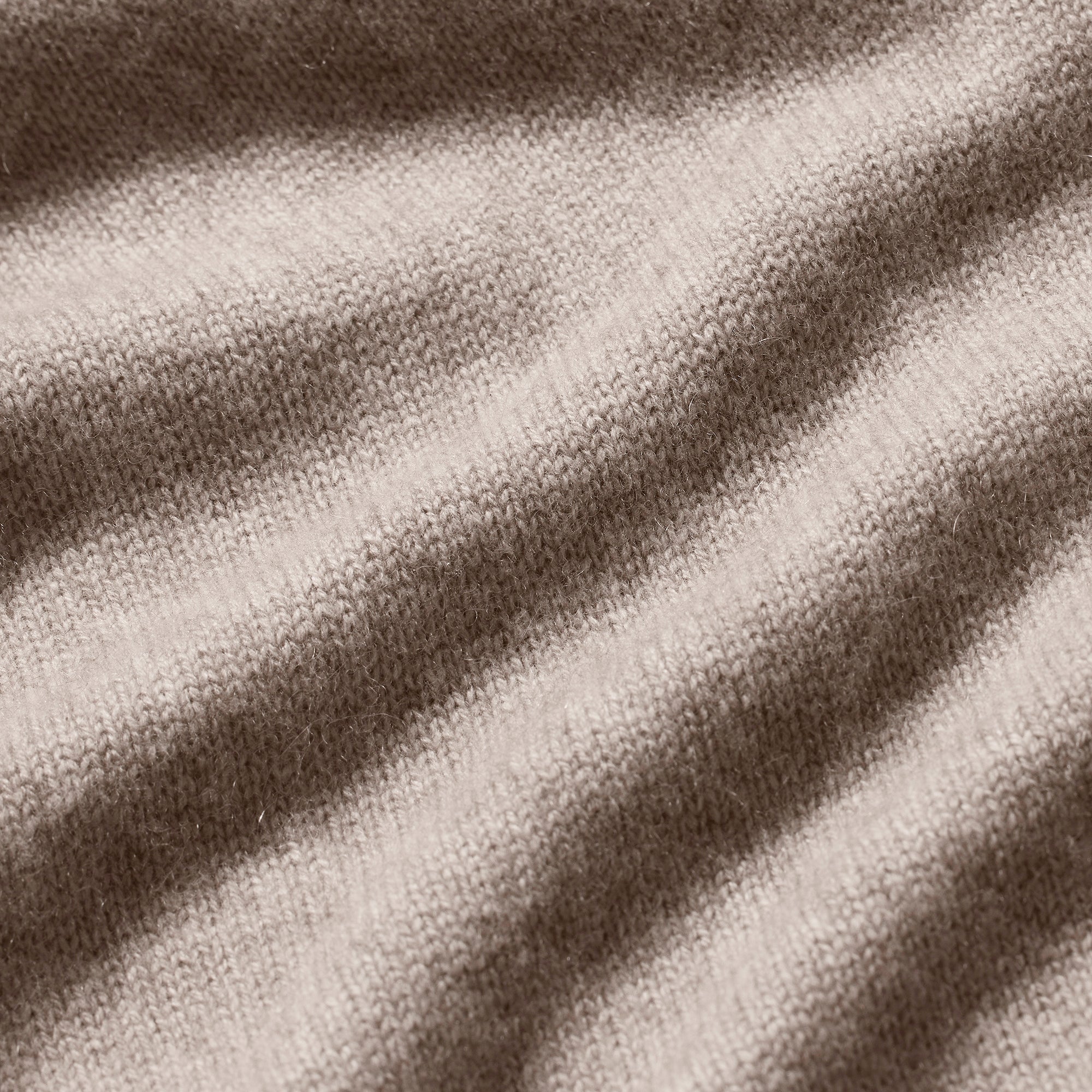 WOOL CASHMERE ZIP UP MOCK NECK SWEATER | LINEN
