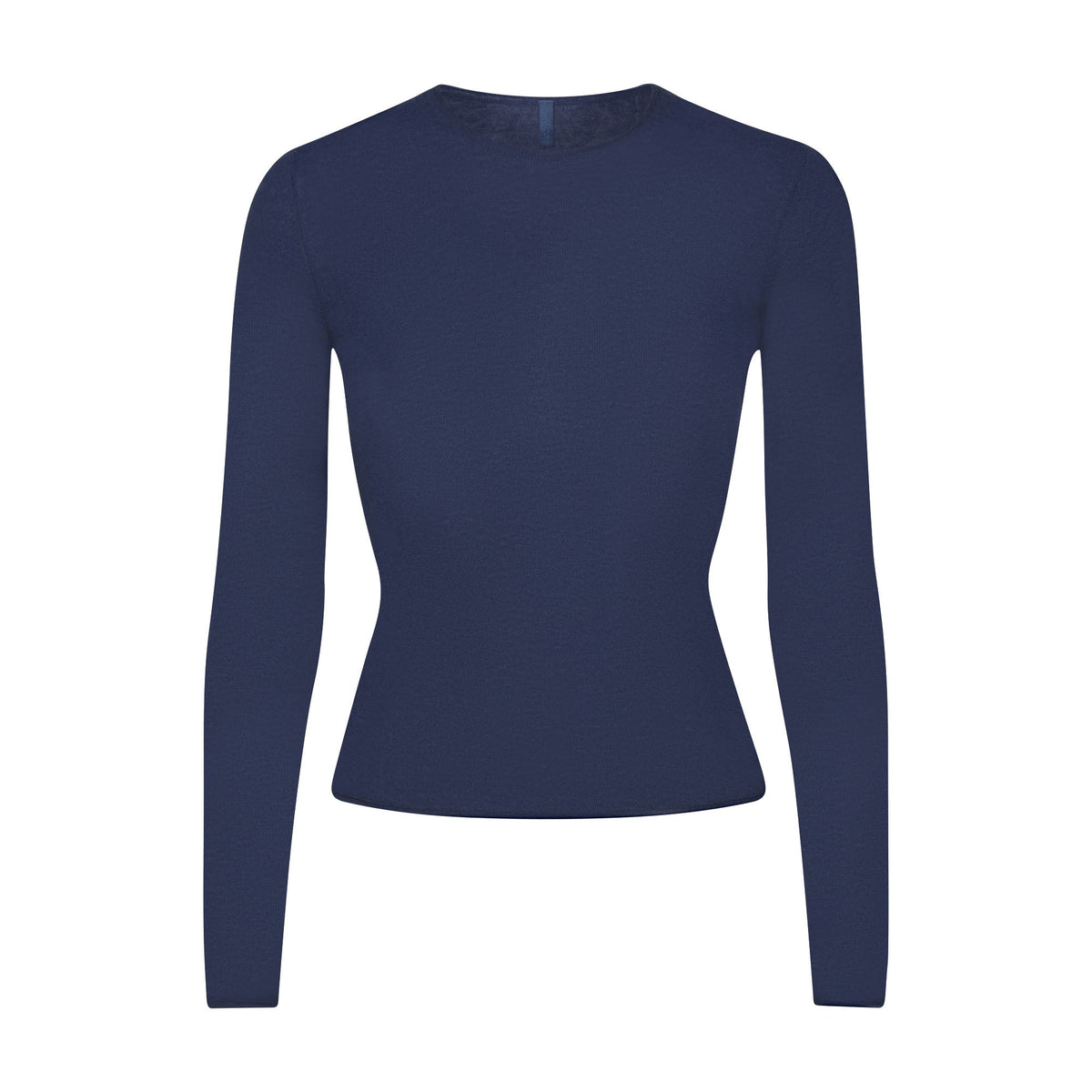 FEATHERWEIGHT CASHMERE LONG SLEEVE TOP | INDIGO