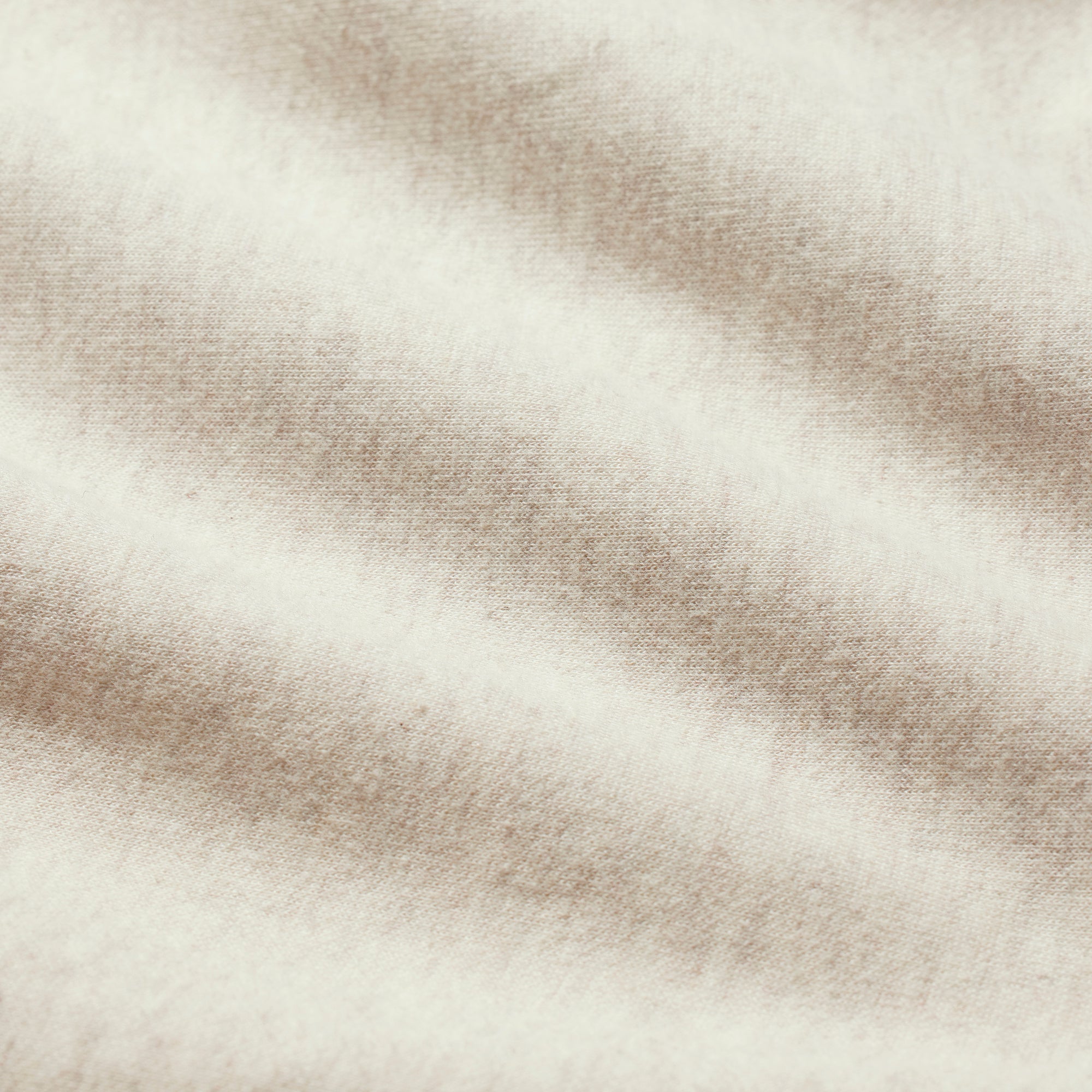 COTTON FLEECE FOLDOVER MINI SKIRT | OATMEAL HEATHER