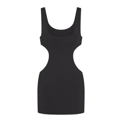 COTTON JERSEY CUT OUT MINI DRESS | SOOT