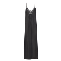 VOILE SLEEP LONG DRESS | ONYX