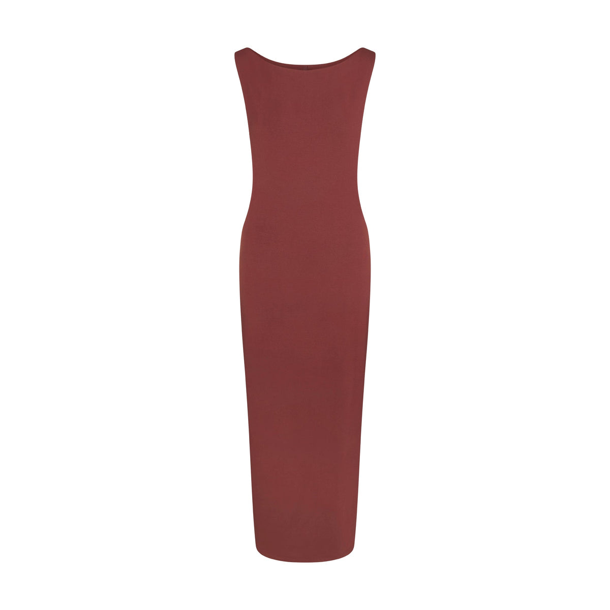 SMOOTH LAYERS CUT OUT LONG DRESS | HENNA