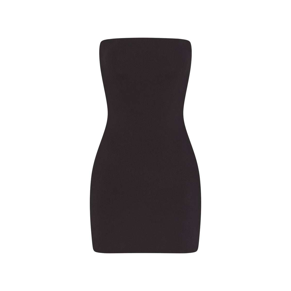 COTTON JERSEY MINI TUBE DRESS | SOOT