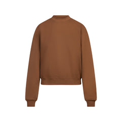 COTTON FLEECE CLASSIC CREWNECK | BISON