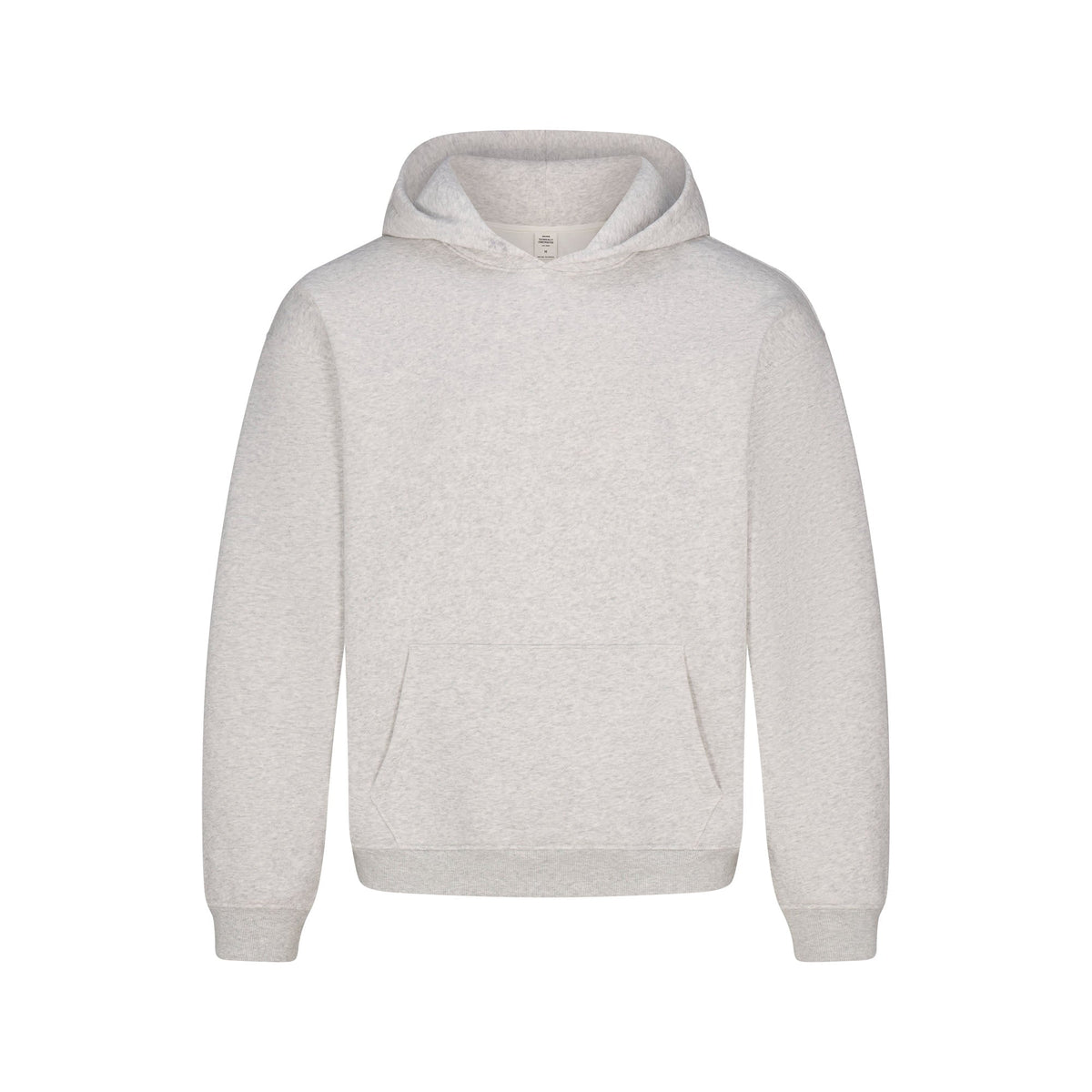 FLEECE LOUNGE MENS RELAXED HOODIE | LIGHT HEATHER GREY