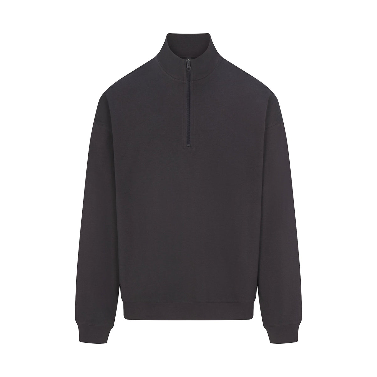 JERSEY LOUNGE MENS RELAXED QUARTER ZIP PULLOVER | ASH