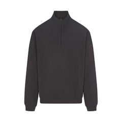 JERSEY LOUNGE MENS RELAXED QUARTER ZIP PULLOVER | ASH