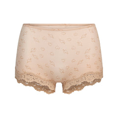 FITS EVERYBODY LACE BOY SHORT | MICA SKETCHED HEARTS