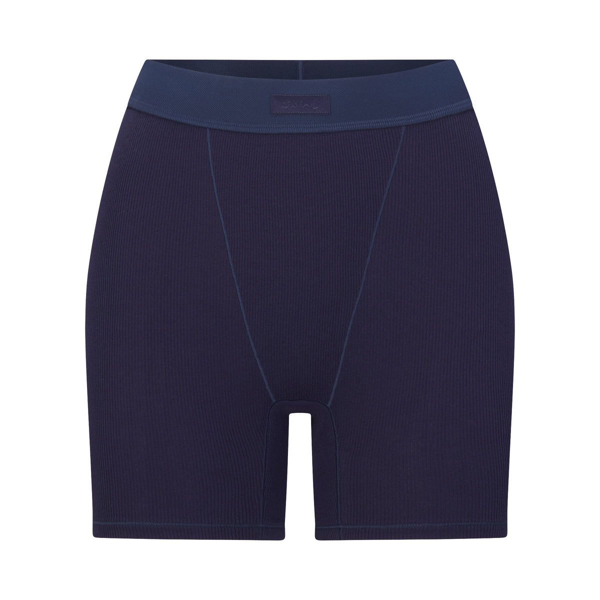 COTTON RIB BOXER | NAVY