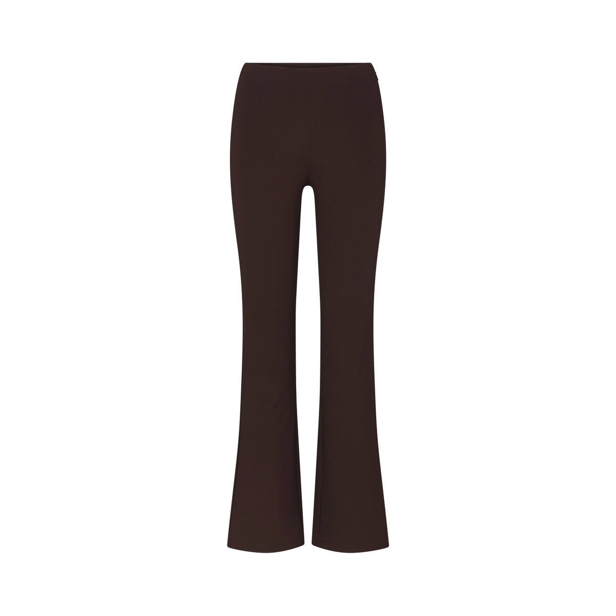 THE ESSENTIAL COLLECTION HIGH-WAISTED CROPPED KICK FLARE PANT | ESPRESSO