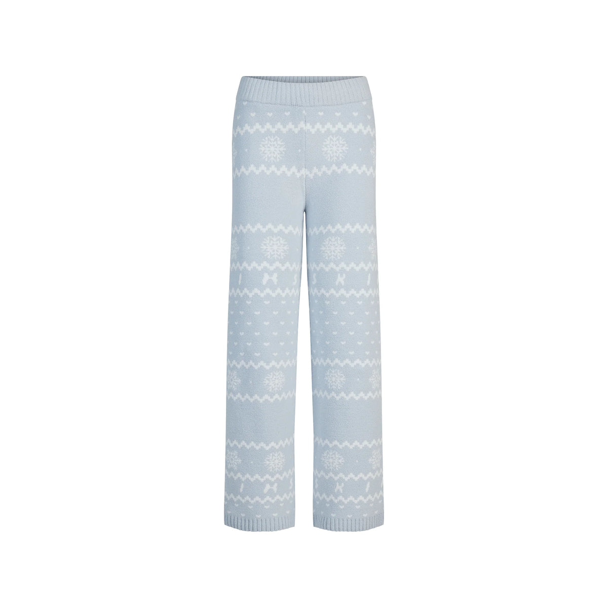 COZY LIGHT PANT | ZEN BLUE HEART FAIR ISLE
