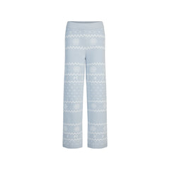 COZY LIGHT PANT | ZEN BLUE HEART FAIR ISLE