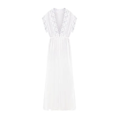 SKIMS ROMANCE LONG ROBE | IVORY