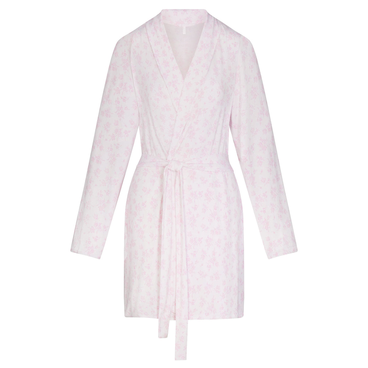 SKIMS SLEEP SHORT ROBE | SNOW DELICATE FLORAL PRINT