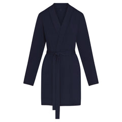 SKIMS SLEEP SHORT ROBE | NAVY