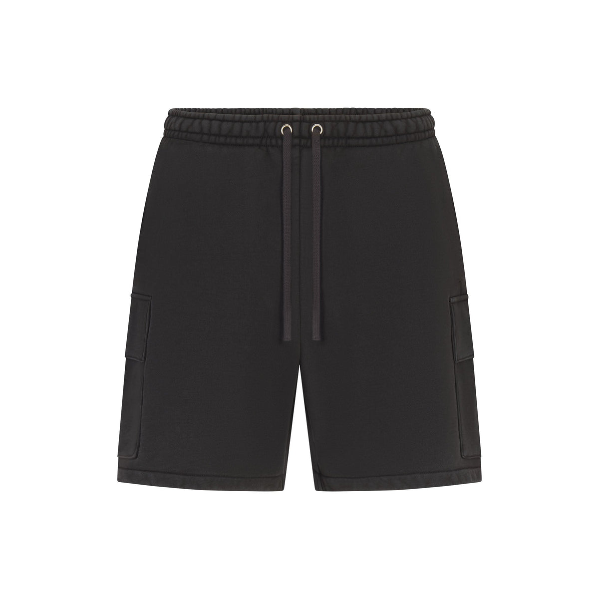 HEAVYWEIGHT FLEECE MENS CARGO SHORT | WASHED ONYX