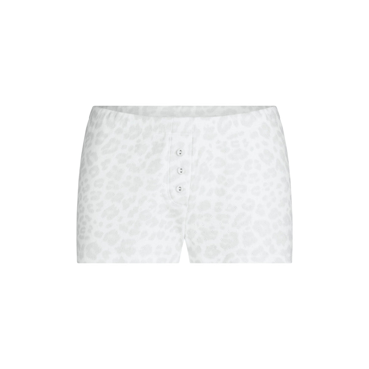 HEAVY POINTELLE SHORT | PACIFIC LEOPARD PRINT