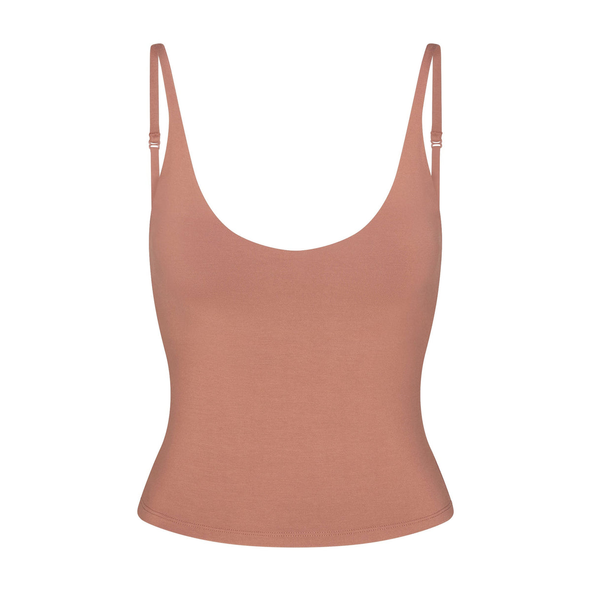 SMOOTH LAYERS SCOOP NECK CAMI | NUTMEG