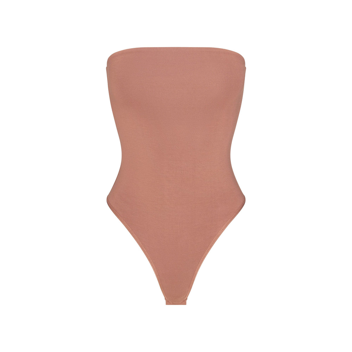 SMOOTH LAYERS STRAPLESS BODYSUIT | NUTMEG