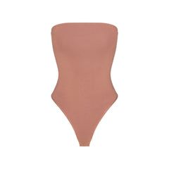 SMOOTH LAYERS STRAPLESS BODYSUIT | NUTMEG