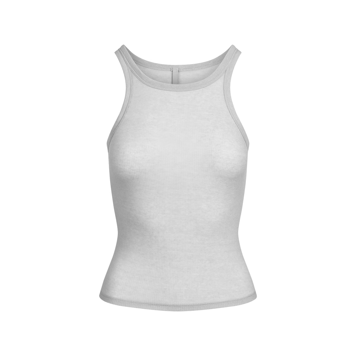 SHEER RIB TANK | LIGHT HEATHER GREY