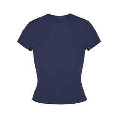 FEATHERWEIGHT CASHMERE TEE | INDIGO