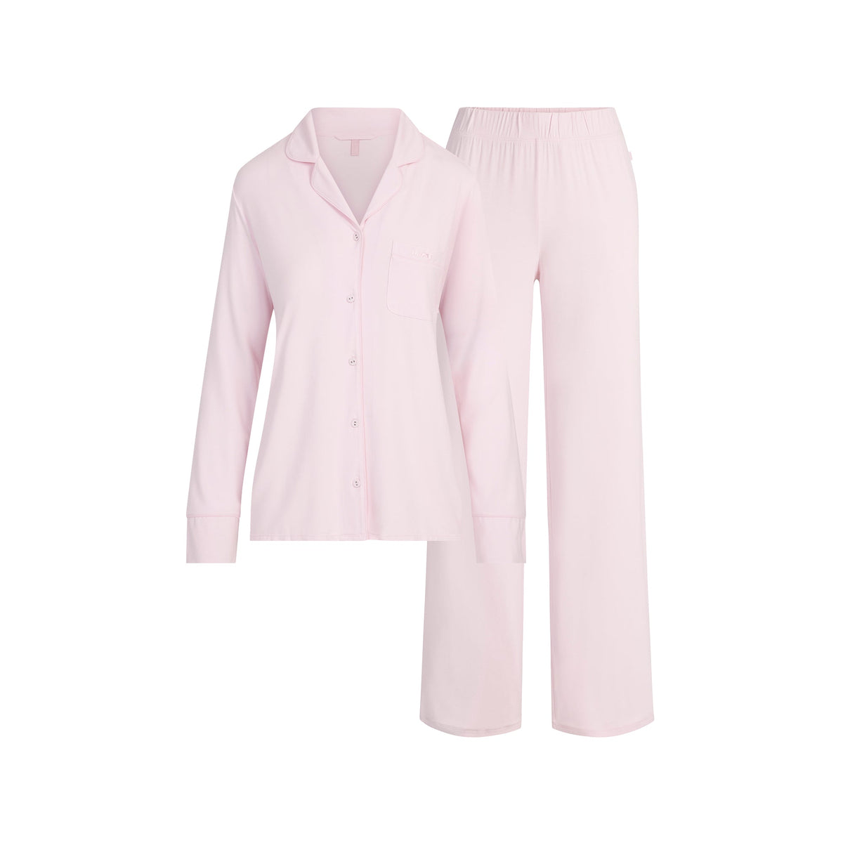 SKIMS SLEEP LONG SLEEVE BUTTON UP SET | BLOOM