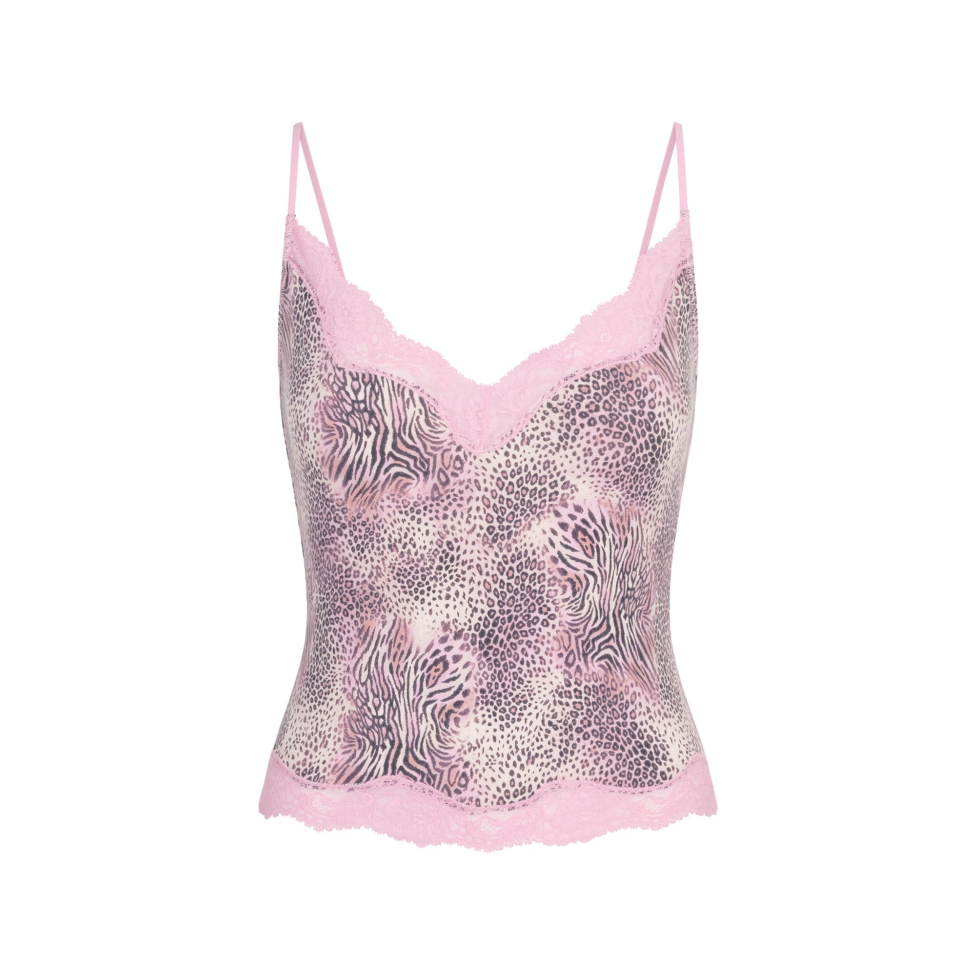 SKIMS SLEEP LACE CAMI AND PANT SET | BLOOM MINI MULTI ANIMAL