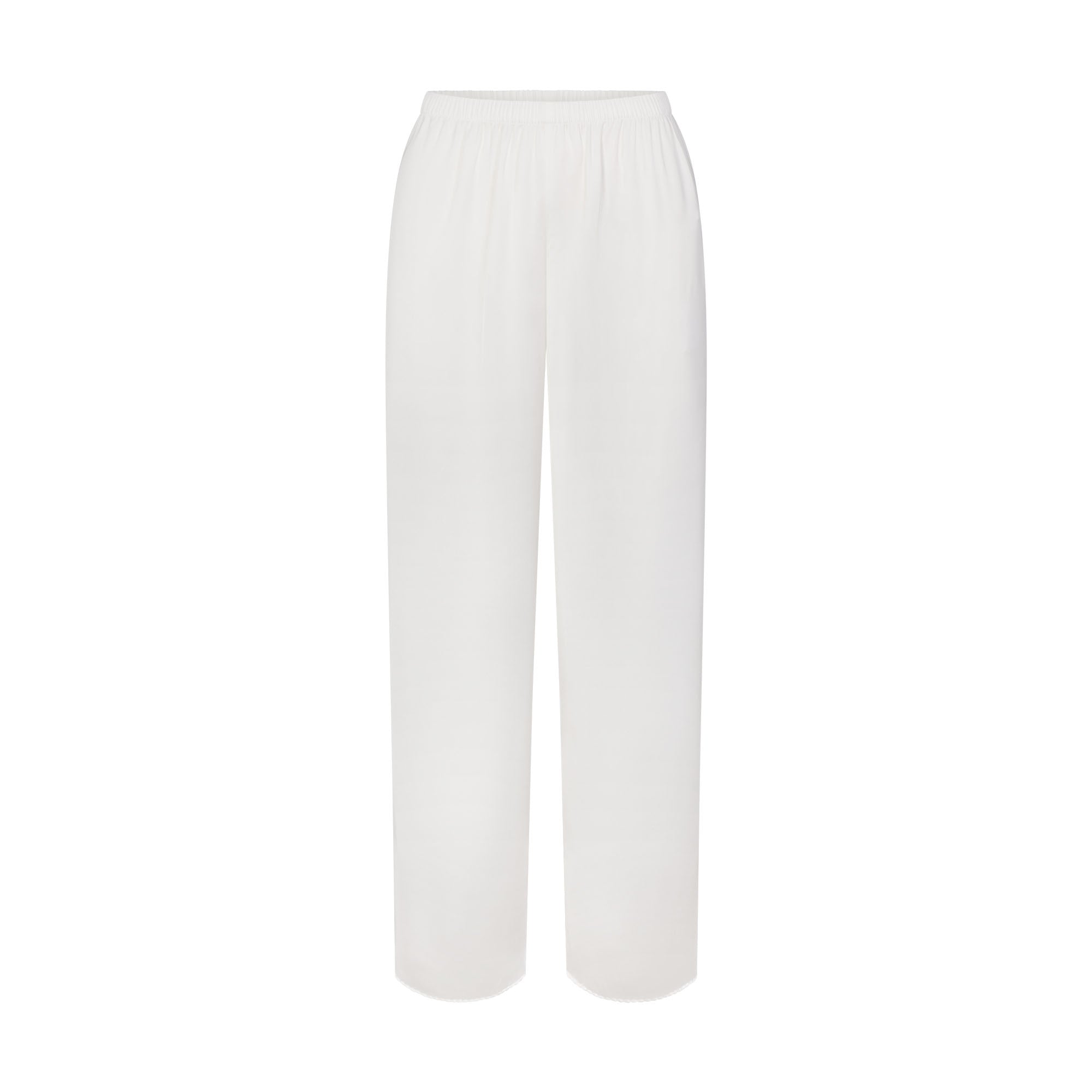 WOVEN SHINE LONG SLEEP SET | IVORY