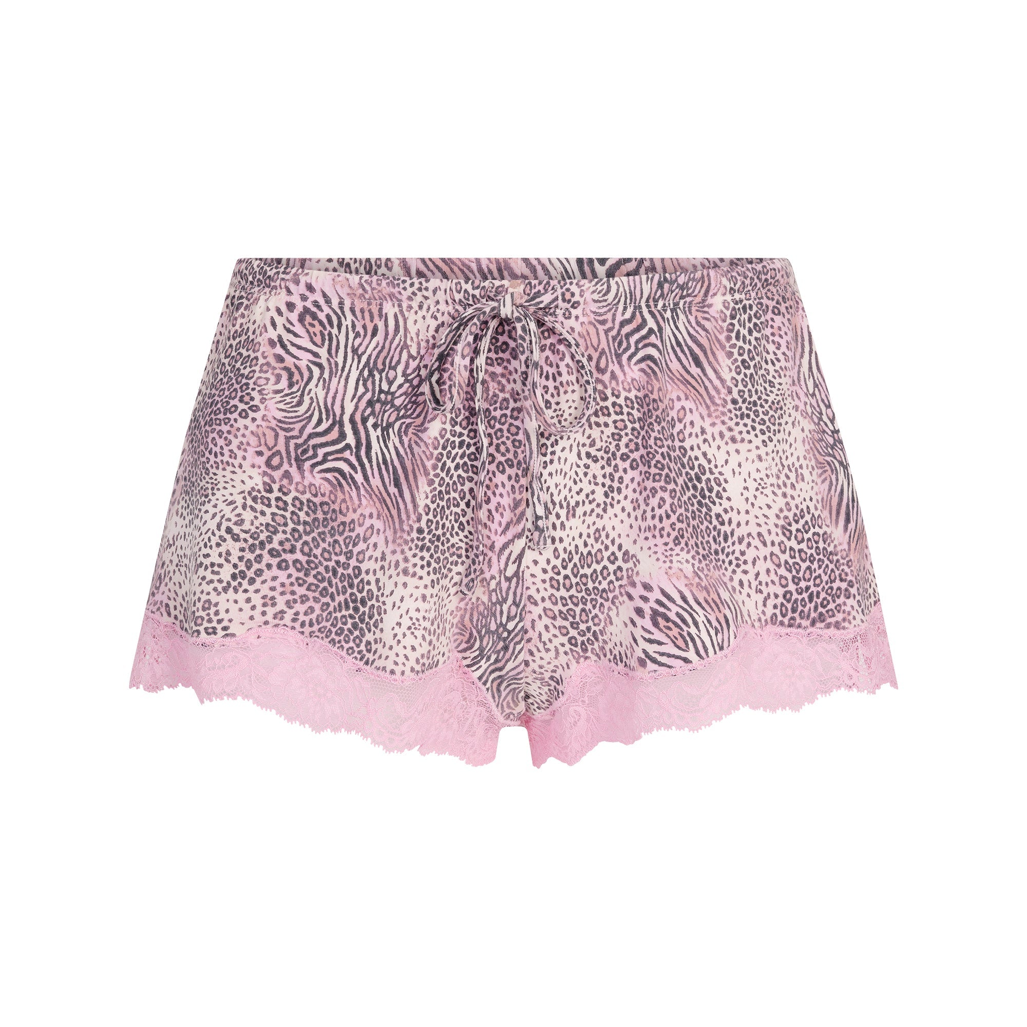 SKIMS SLEEP LACE CAMI AND SHORT SET | BLOOM MINI MULTI ANIMAL